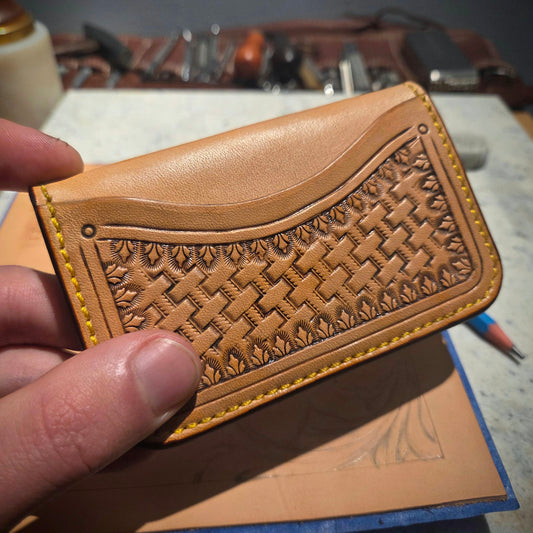 Basket Stamped 4 Pocket Wallet (*Limited Run)