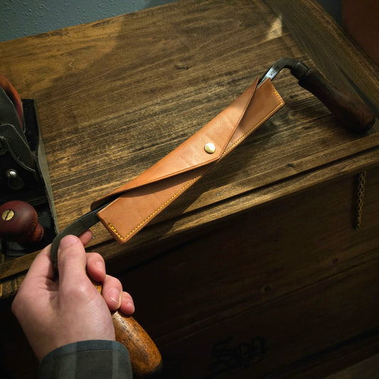 Draw Knife Sheath - 10" Straight Edge Blade