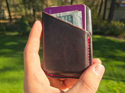 Minimalist Wallet - Chocolate Latigo