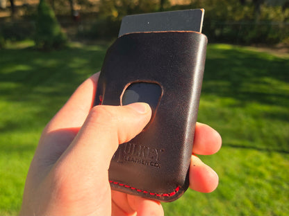 Minimalist Wallet - Chocolate Latigo