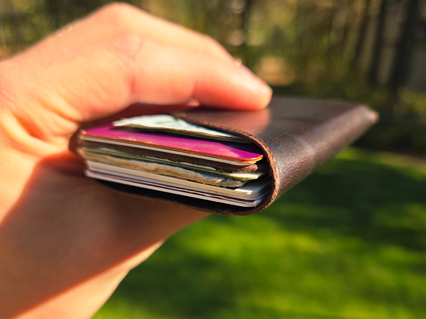 Minimalist Wallet - Chocolate Latigo