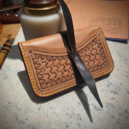 Basket Stamped 4 Pocket Wallet (*Limited Run)