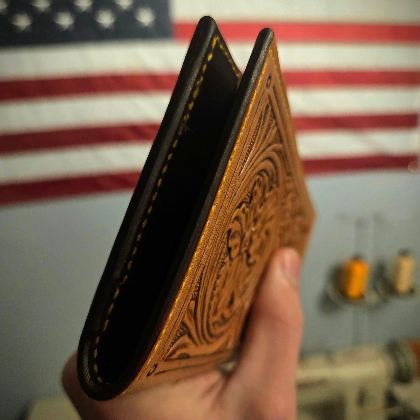 Tooled Roper Wallet