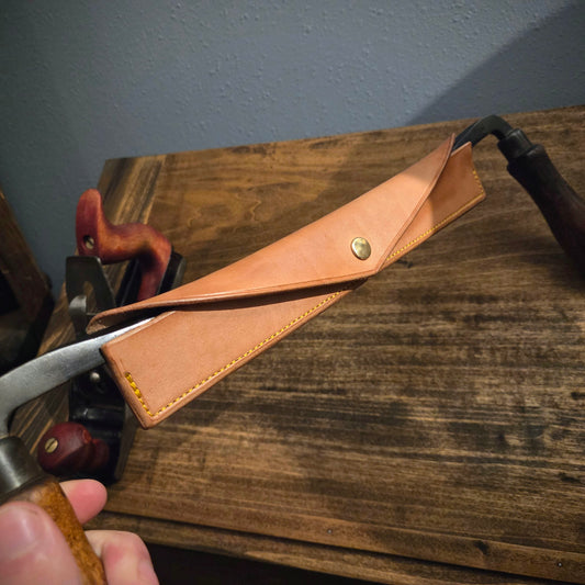 Draw Knife Sheath - 10" Straight Edge Blade