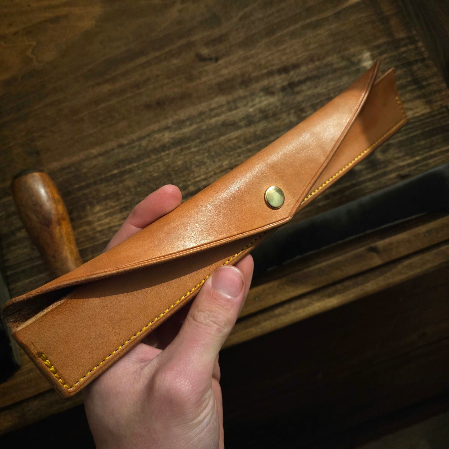 Draw Knife Sheath - 10" Straight Edge Blade